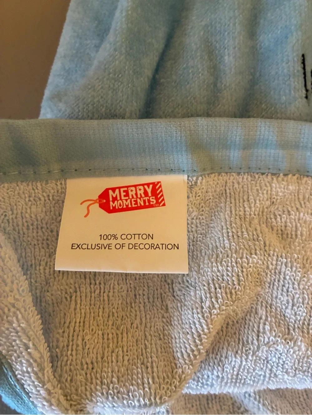 Merry Moments Hanging Towel